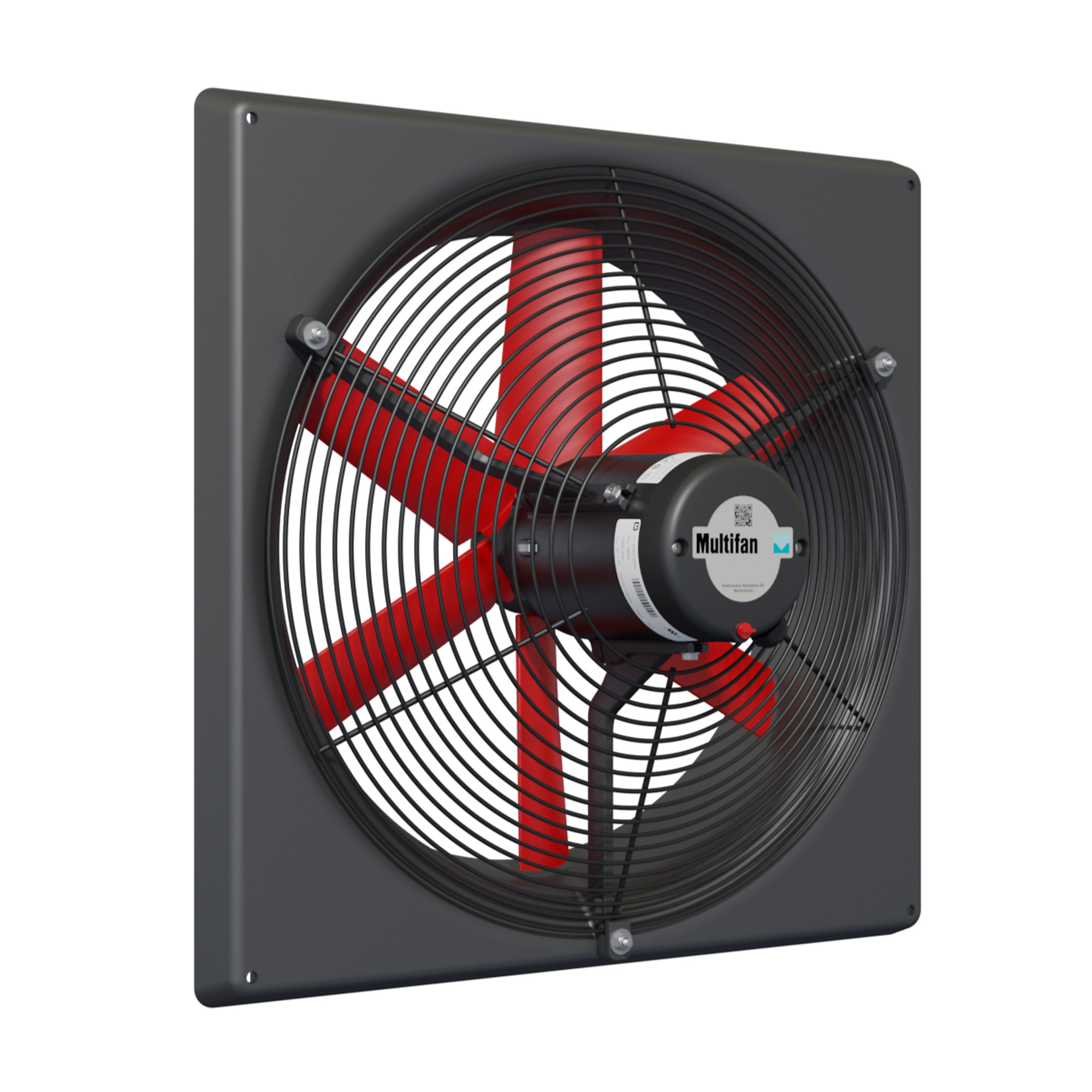 Multifan Standard Performance Panel Fan, 18in. Dia., 3,790 CFM, Model# V4E45K-240V